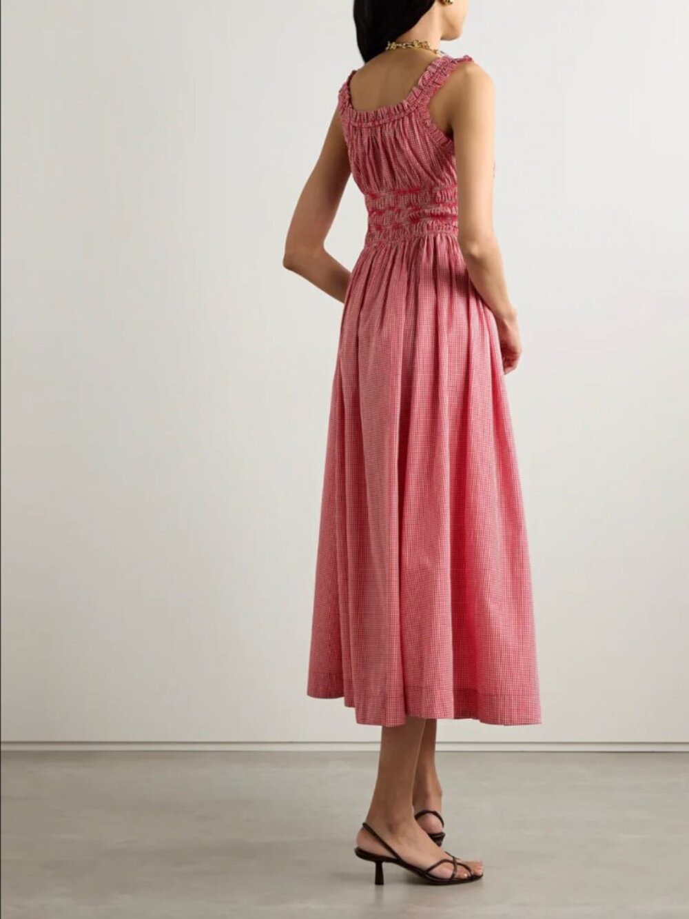 Dôen RARE Emmaretta in Red Gingham Size L - Picture 2 of 7